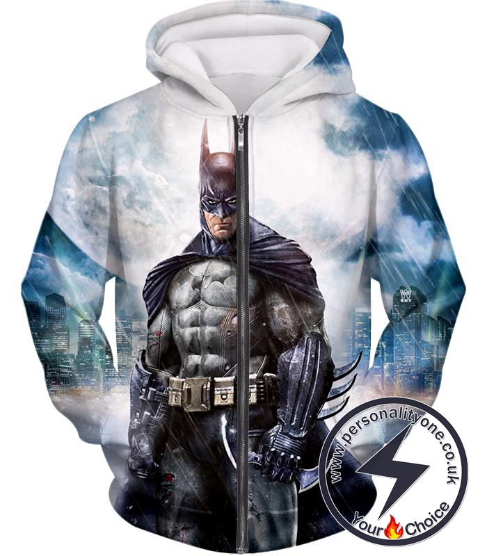 Favourite Action Hero Batman Ultimate HD Graphic Zip Up Hoodie